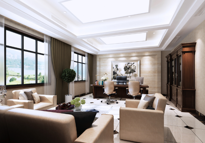 打造大氣燈光的老板辦公室裝修方案 打造大氣燈光的老板辦公室裝修方案