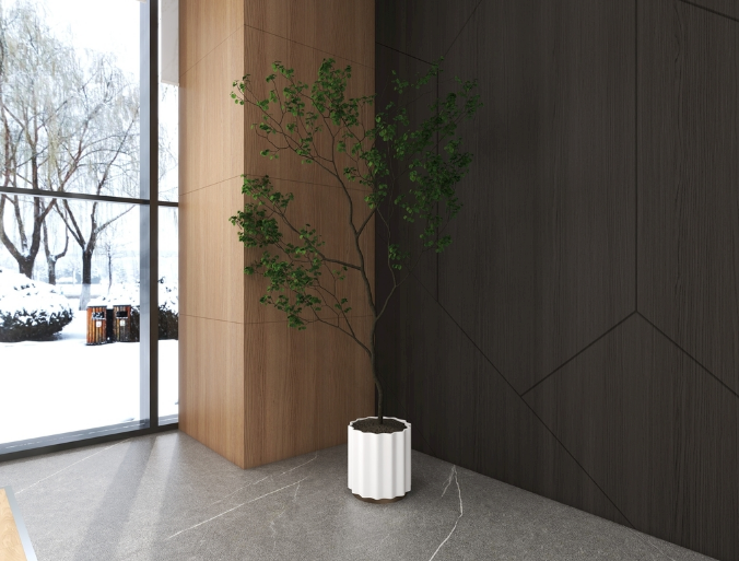 上海辦公室裝修設(shè)計(jì):前臺綠植擺放的藝術(shù)