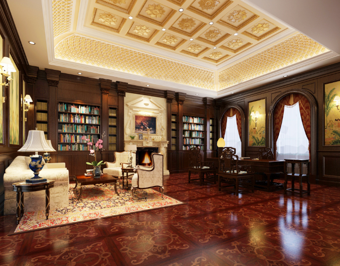 中式辦公室裝修設(shè)計:地板材質(zhì)選擇的藝術(shù)