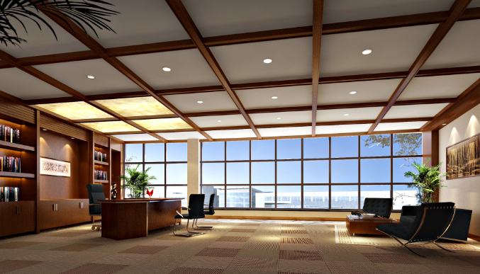 上海辦公室裝修設(shè)計(jì):拋光磚的巧妙運(yùn)用