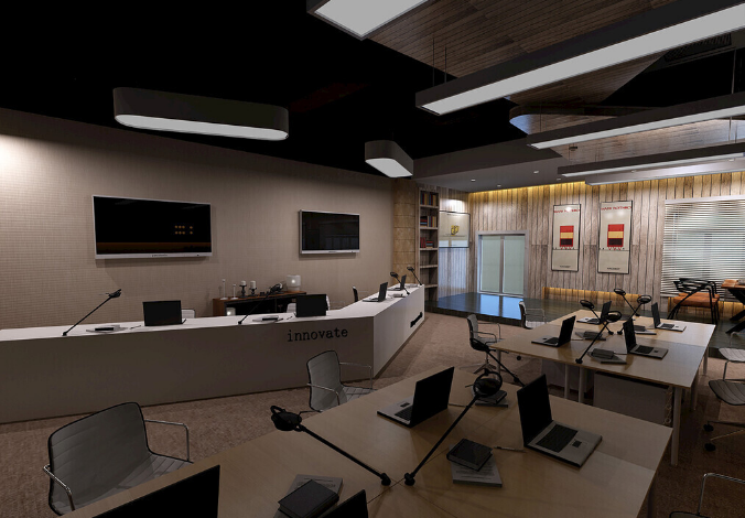 辦公室裝修設計：黃色沙發(fā)點亮職場空間，打造活力滿滿的辦公新體驗！