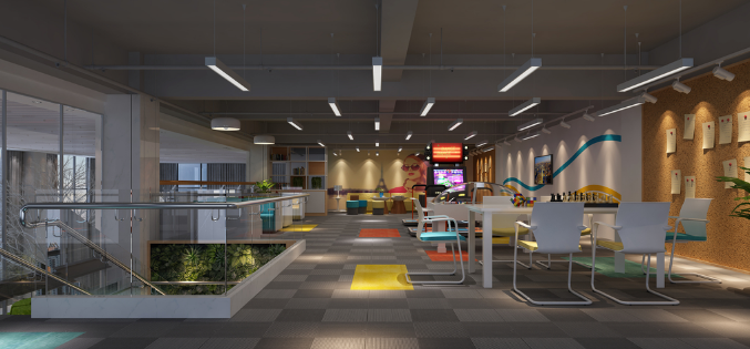 辦公室裝修設(shè)計(jì)：橙色地毯點(diǎn)亮職場新活力！