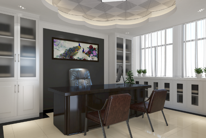 上海辦公室裝修設(shè)計(jì)：木質(zhì)屏風(fēng)巧擺放，營(yíng)造溫馨高效工作空間