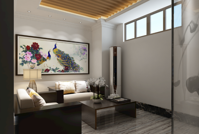 上海辦公室裝修設計：木質掛墻式書架，美觀實用雙贏之選