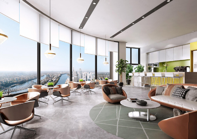 揭秘上海辦公室裝修設計:超薄柔性石材引領裝修新潮流